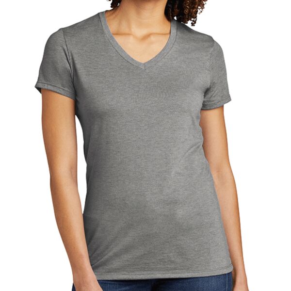Women's Tri Blend V Neck Tee Thumbnail