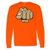 Safety Long Sleeve  Special Gildan Heavy Cotton Long Sleeve T-Shirt Thumbnail