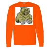 Safety Long Sleeve  Special Gildan Heavy Cotton Long Sleeve T-Shirt Thumbnail
