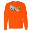 Safety Long Sleeve  Special Gildan Heavy Cotton Long Sleeve T-Shirt Thumbnail