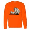 Safety Long Sleeve  Special Gildan Heavy Cotton Long Sleeve T-Shirt Thumbnail