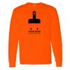 Safety Long Sleeve  Special Gildan Heavy Cotton Long Sleeve T-Shirt Thumbnail