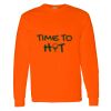 Safety Long Sleeve  Special Gildan Heavy Cotton Long Sleeve T-Shirt Thumbnail