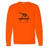 Safety Long Sleeve  Special Gildan Heavy Cotton Long Sleeve T-Shirt Thumbnail