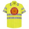 High Visibility Safety Short Sleeve Work Shirt Thumbnail