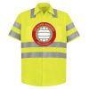 High Visibility Safety Short Sleeve Work Shirt Thumbnail