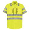 High Visibility Safety Short Sleeve Work Shirt Thumbnail