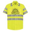 High Visibility Safety Short Sleeve Work Shirt Thumbnail