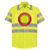 High Visibility Safety Short Sleeve Work Shirt Thumbnail