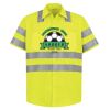 High Visibility Safety Short Sleeve Work Shirt Thumbnail